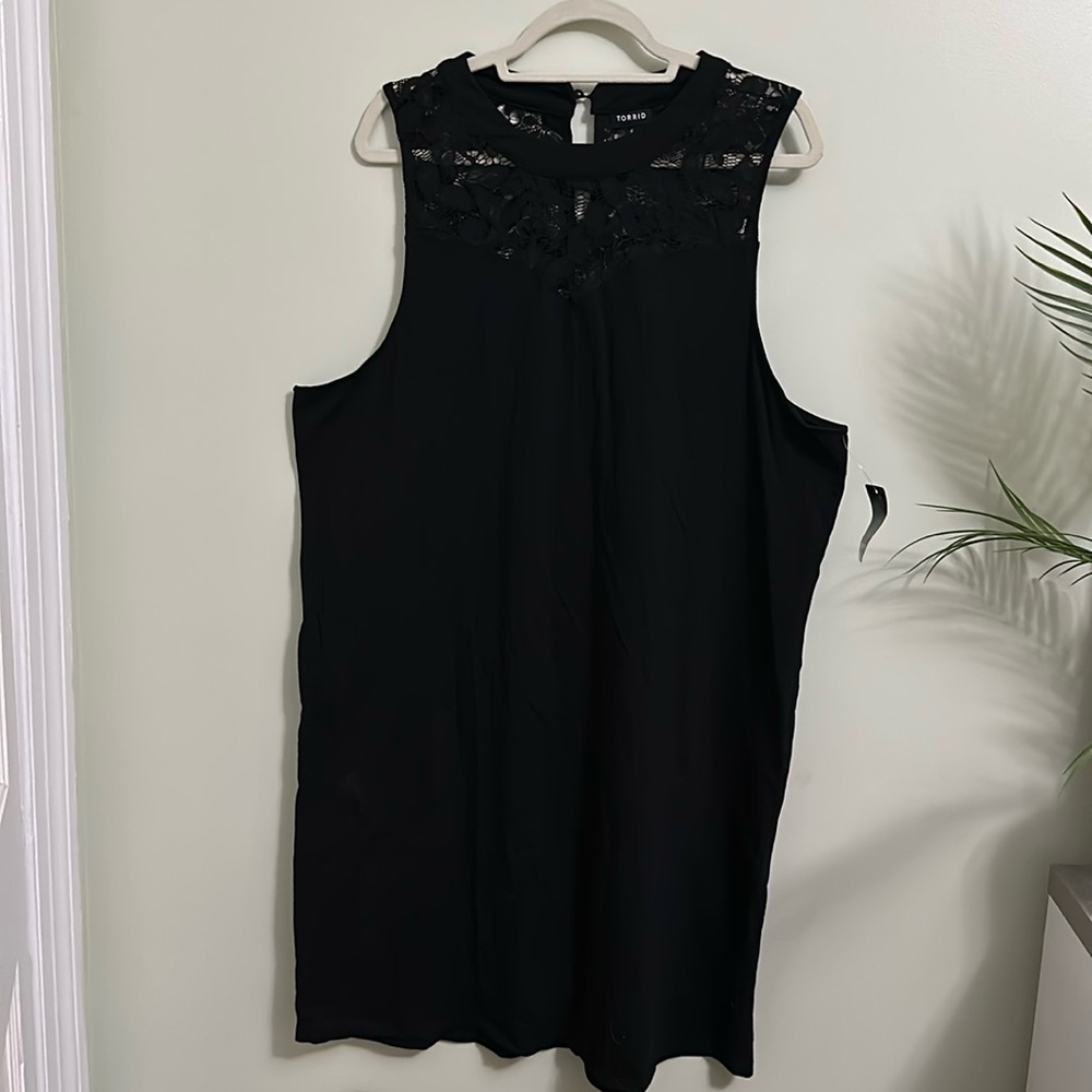 Black Lace Illusion Foxy Tank | 6X